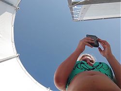 Bottle Anal, Fingering and Squirt at Public Beach