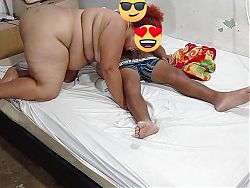 My stepson enters my room and starts touching my ass until I get horny