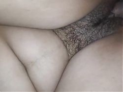 Nisha taking my dick deep inside her Pussy, puffy hairy pussy..